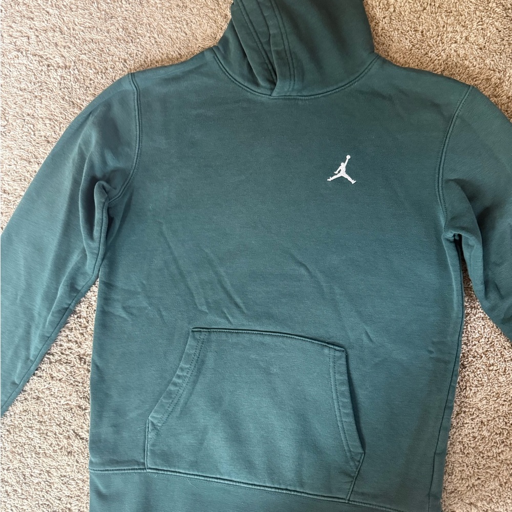 Jordan Men's Green Pullover Hoodie